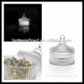 Lead Free Crystal Clear Biscuit Candy Jar